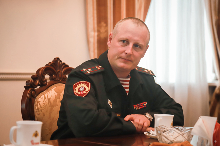 Встреча с семьей подполковника Сергея Примак состоялась в стенах Академии войск национальной гвардии