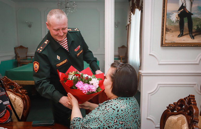 Встреча с семьей подполковника Сергея Примак состоялась в стенах Академии войск национальной гвардии