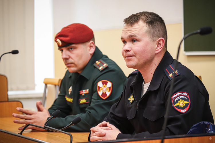 Урок мужества для сотрудников МВД России 
