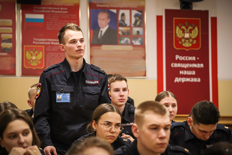 Урок мужества для сотрудников МВД России 