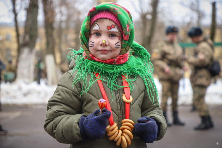 "Гуляй, Масленица!" - В Военной академии Росгвардии прошли праздничные гуляния