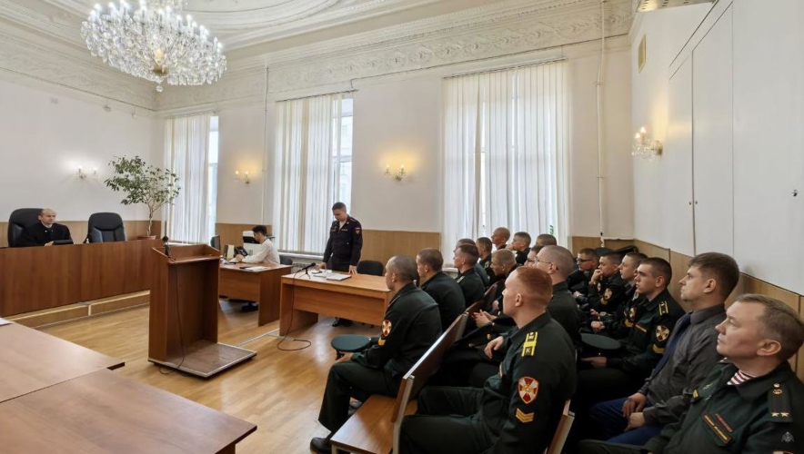 Выезд курсантов факультета (военно-политической работы) в 224 гарнизонный военный суд и на гауптвахту Санкт-Петербургского гарнизона