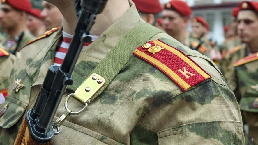 В Военной академии Росгвардии состоялся смотр парадного расчета