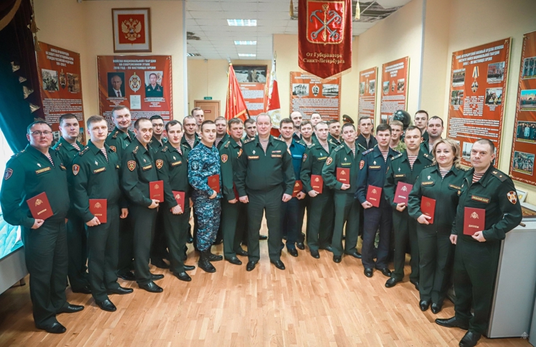 Состоялся очередной выпуск офицеров, прошедших курсы повышения квалификации
