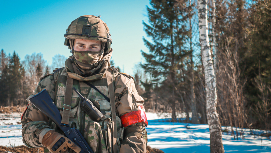 Несмотря на затянувшуюся весну, учебный процесс в Военной академии Росгвардии не прекращается ни на минуту