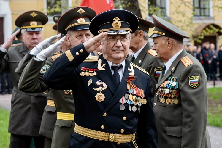 Торжественное мероприятие посвященное празднованию 80-летию Победы в Великой Отечественной войне в Петербургском государственном университете путей сообщений Императора Александра I