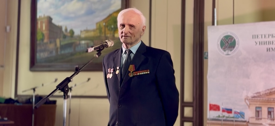 Торжественное мероприятие посвященное празднованию 80-летию Победы в Великой Отечественной войне в Петербургском государственном университете путей сообщений Императора Александра I