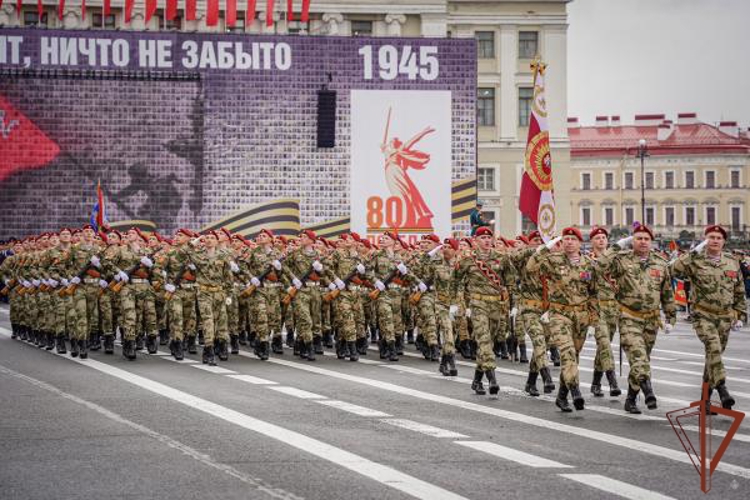 В Санкт-Петербурге состоялась генеральная репетиция Парада Победы