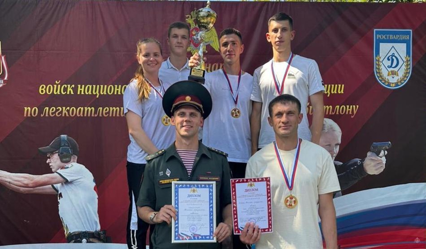 Офицеры и курсанты академии войск национальной гвардии приняли участие в Чемпионате Росгвардии по служебному биатлону