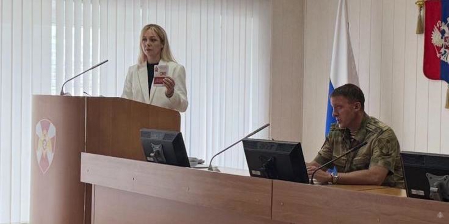 Профориентационная встреча  с военнослужащими Управлении Федеральной службы войск национальной гвардии Российской Федерации по Республике Башкортостан