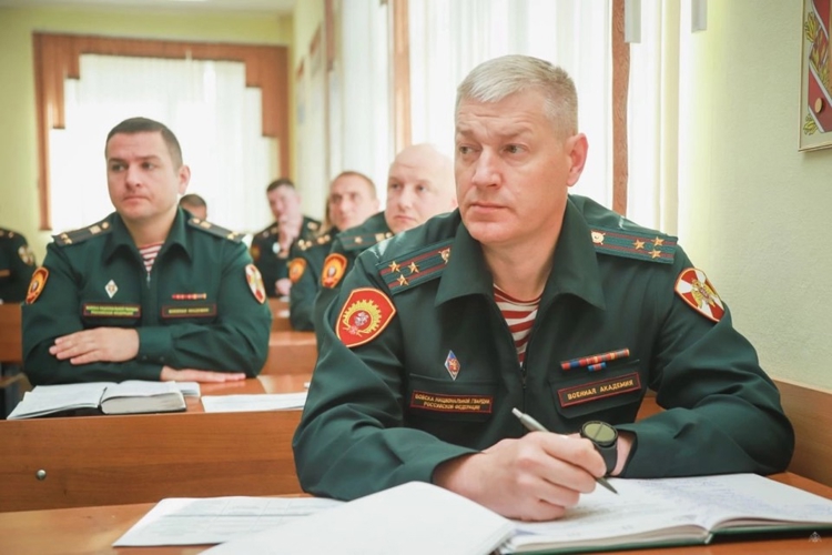 В Санкт-Петербурге продолжается проведение учебно-методических сборов на базе Военной академии Росгвардии