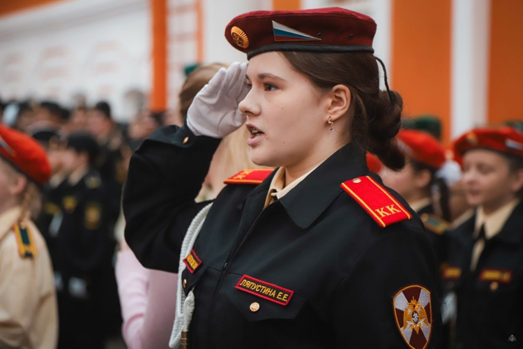 Военная академия Росгвардии обеспечила церемониал клятвенного обещания кадет