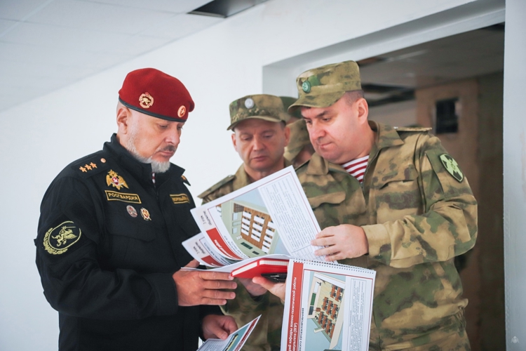 Генерал-полковник Алексей Воробьёв посетил с рабочей поездкой Военную академию Росгвардии