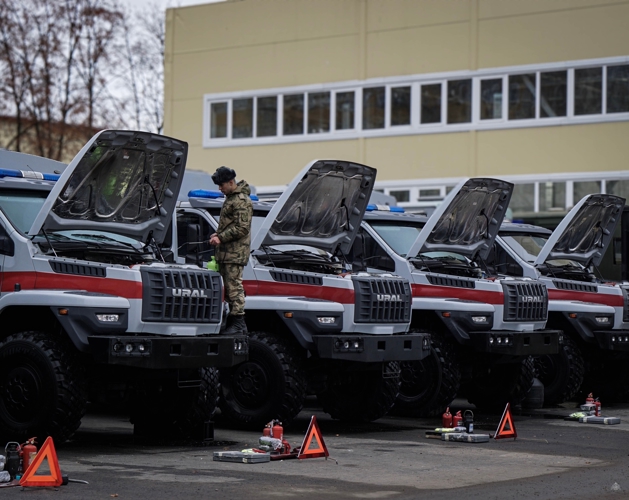 Годовой технический осмотр техники в Военной академии войск национальной гвардии
