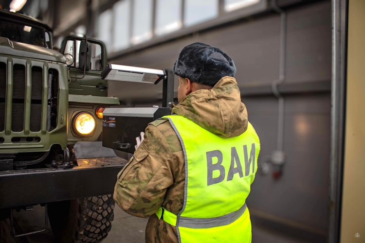 Годовой технический осмотр техники в Военной академии войск национальной гвардии