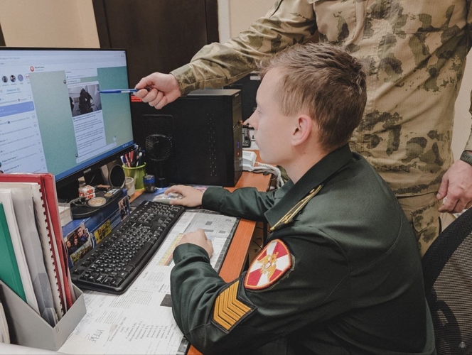 «Слово - тоже оружие!», - продолжается стажировка курсантов Военной академии Росгвардии