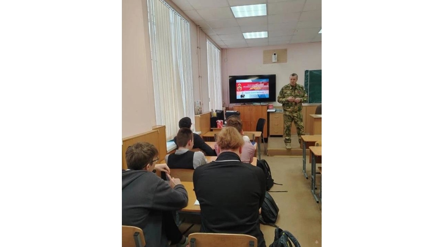 «Уроки Мужества» в школе № 366 Московского района Санкт-Петербурга