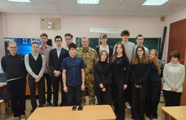 «Уроки Мужества» в школе № 366 Московского района Санкт-Петербурга