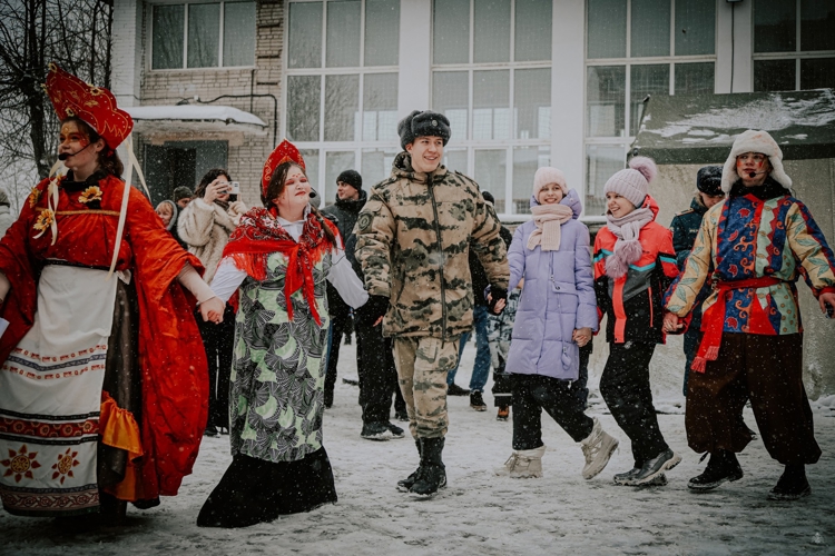 "Гуляй, Масленица!" - В Военной академии Росгвардии прошли праздничные гуляния