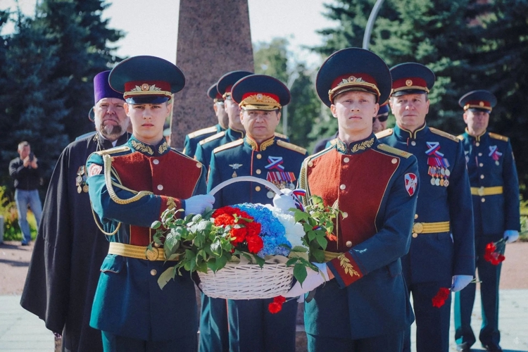 "Присяге будем верны!" - в День Государственного флага России состоялась торжественная церемония приведения к военной присяге военнослужащих БОУП Военной академии Росгвардии 