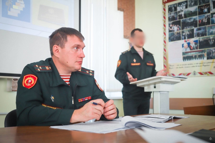 В Санкт-Петербурге продолжается проведение учебно-методических сборов на базе Военной академии Росгвардии