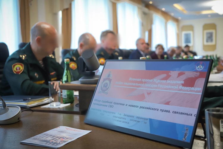 В Санкт-Петербурге продолжается проведение учебно-методических сборов на базе Военной академии Росгвардии