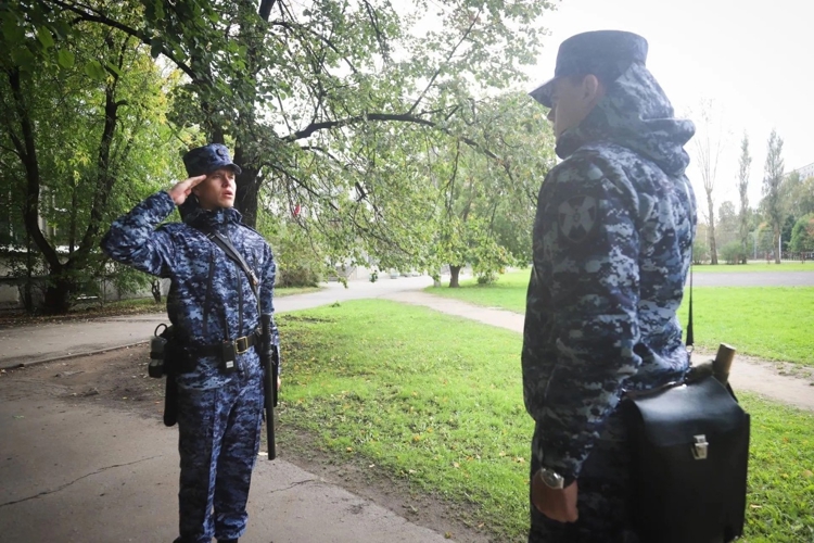 Курсанты Военной академии Росгвардии обеспечили охрану общественного порядка на выборах в Санкт-Петербурге и Ленинградской области