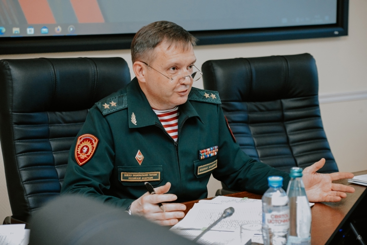 Член Общественной палаты РФ Александр Габитов посетил Военную академию Росгвардии