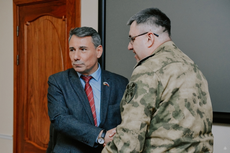Член Общественной палаты РФ Александр Габитов посетил Военную академию Росгвардии