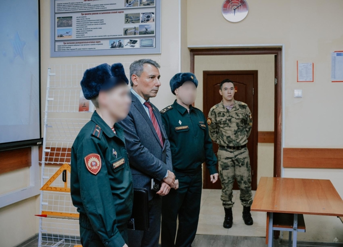 Член Общественной палаты РФ Александр Габитов посетил Военную академию Росгвардии
